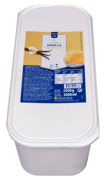METRO Chef Zmrzlina vanilková mraž. 5 l