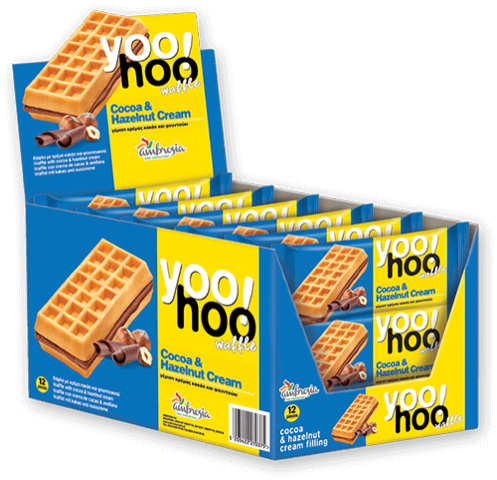 Yoo!hoo Vafle kakao-oříšek 12 x 50 g