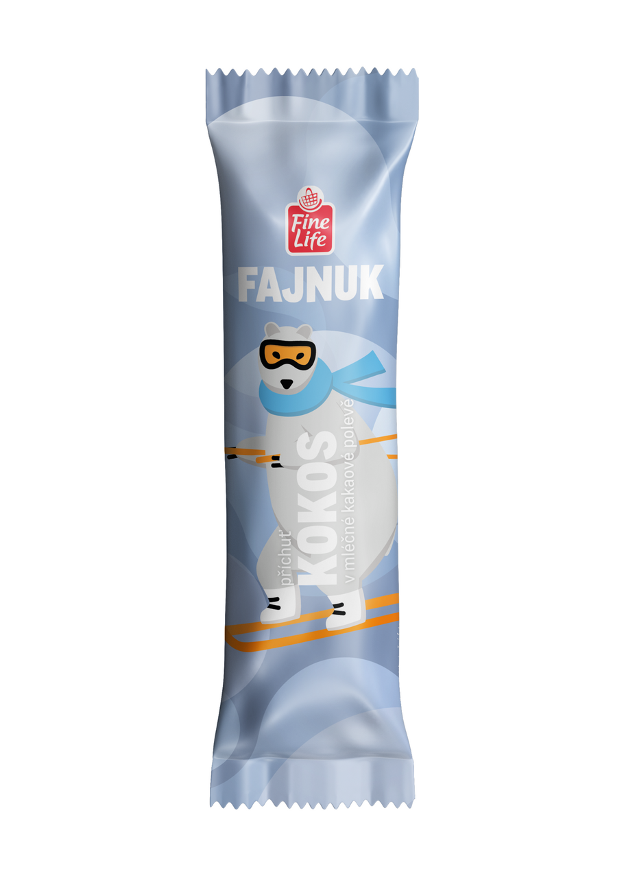 Fine Life Fajnuk s kokosovou příchutí mraž. 25 x 50 ml