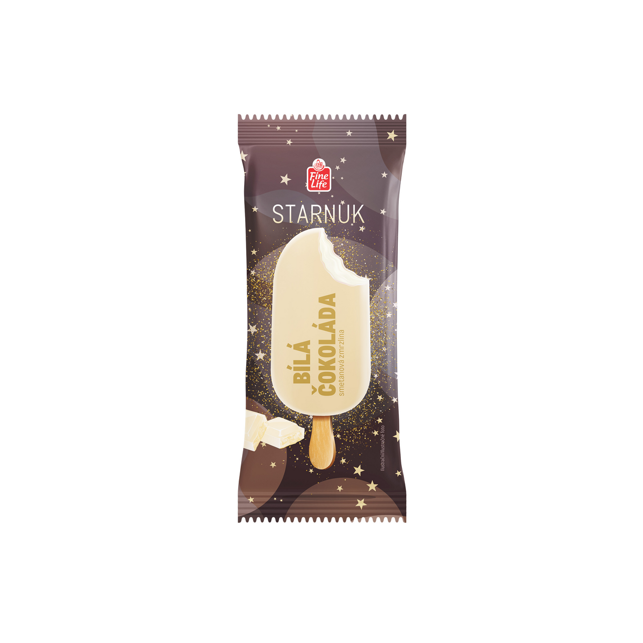 Fine Life Starnuk bílá čokoláda smetana mraž. 100 ml