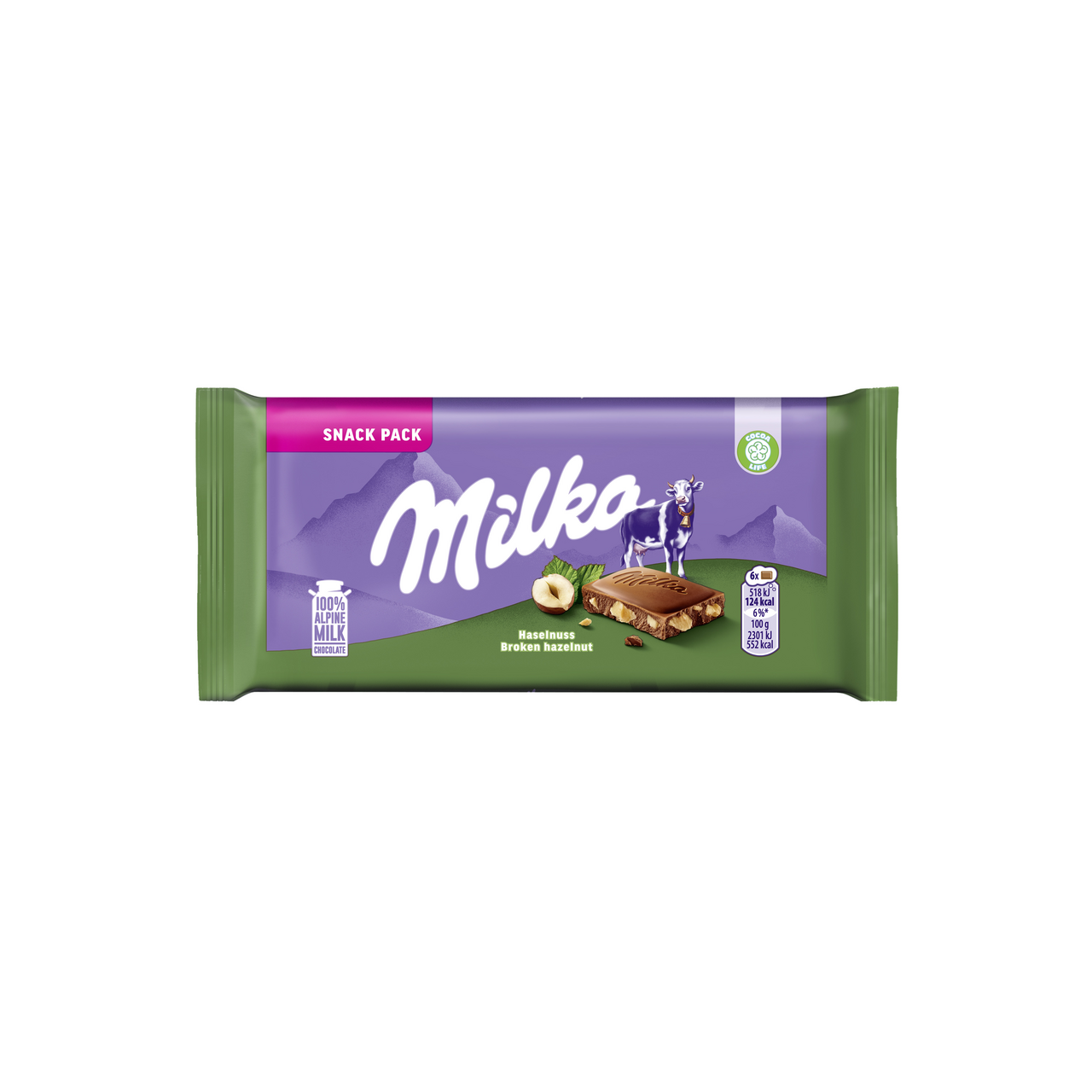 Milka oříšková 45 g