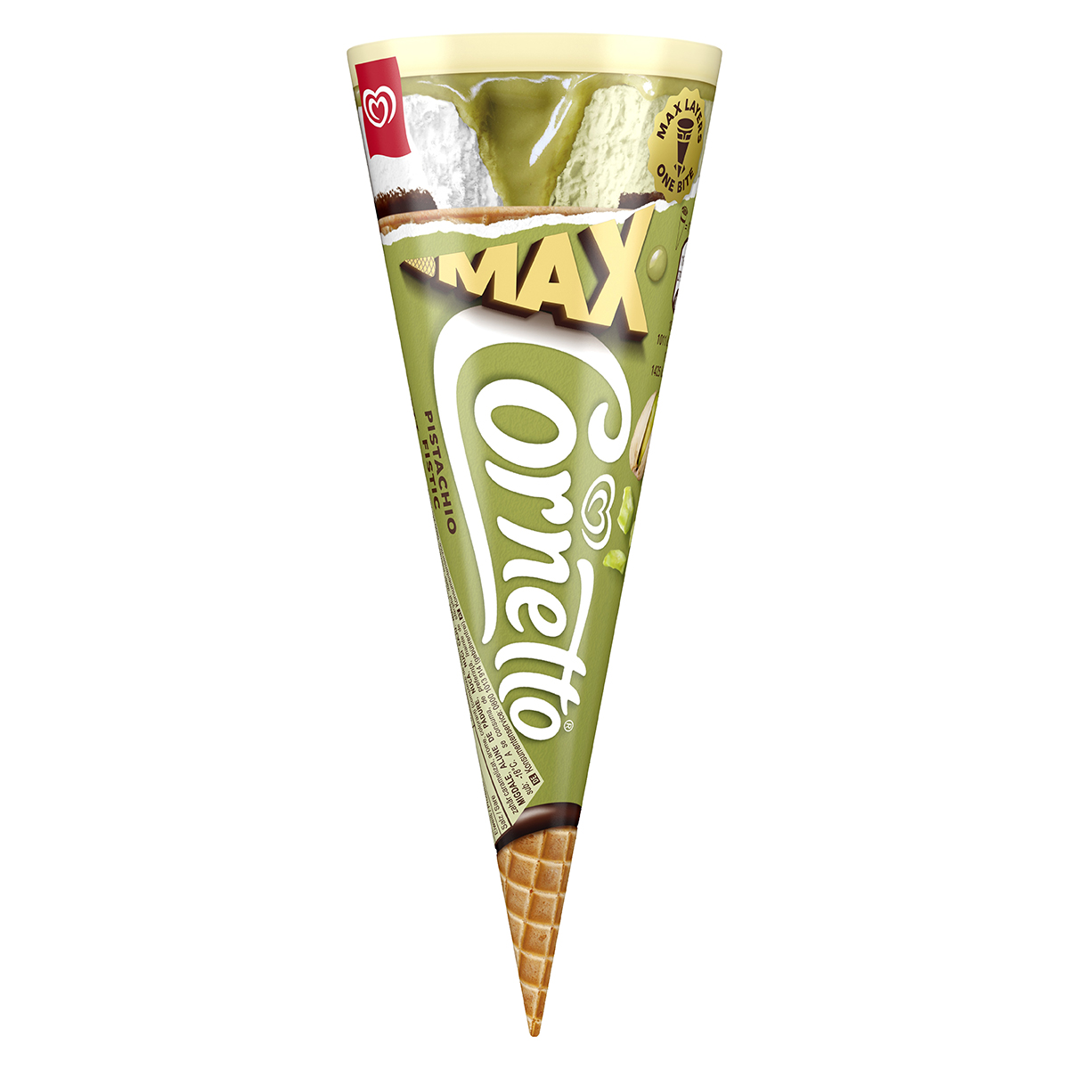 Cornetto Max Pistachio mraž. 24 x 115 ml