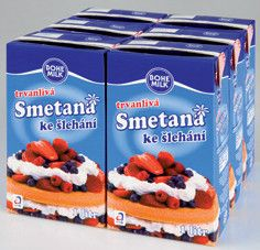 BOHEMILK Smetana ke šlehání 30 % 6 x 1 l UHT