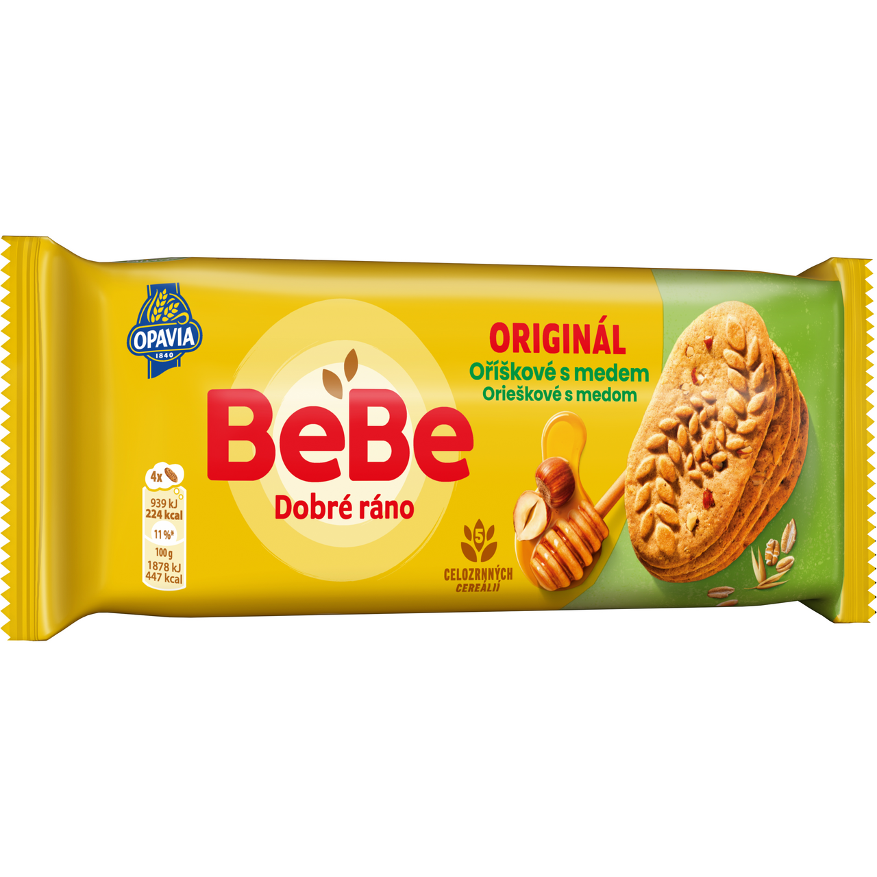 OPAVIA BeBe Dobré ráno med oříšek 30 x 50 g