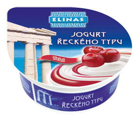 ELINAS Jogurt řecký třešeň chlaz. 4 x 150 g