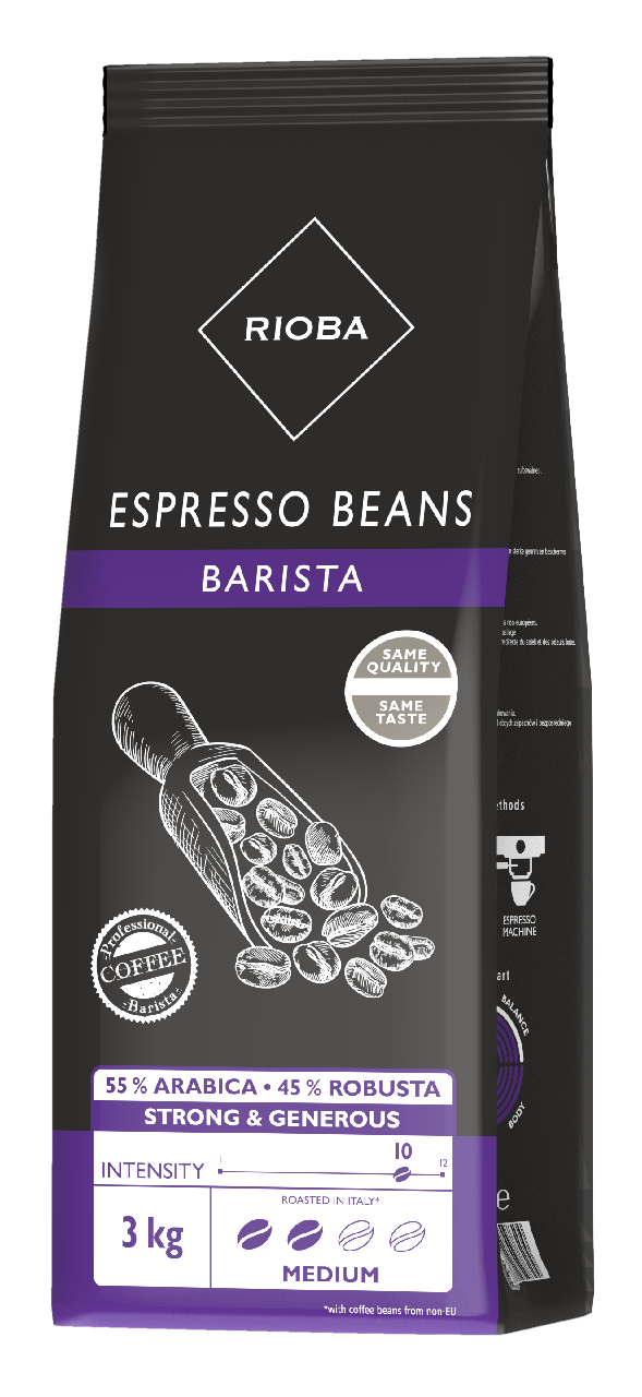 RIOBA Silver zrno 55% Arabica 3 kg