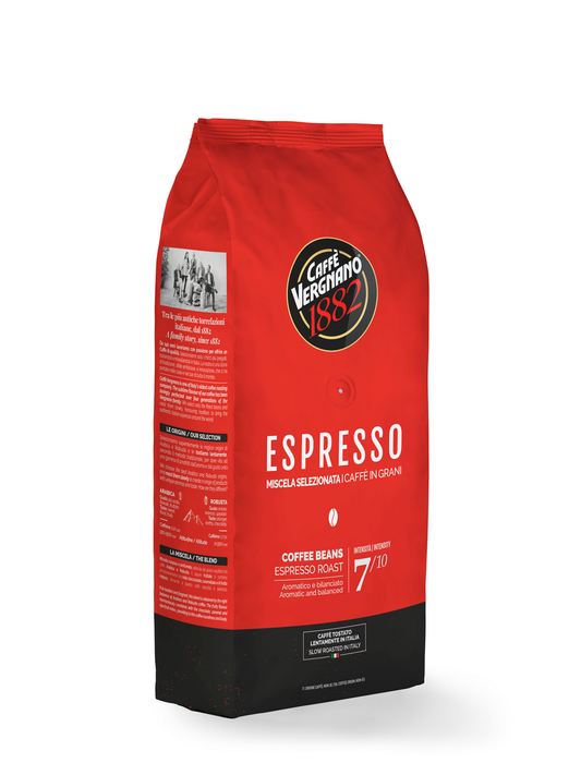 CAFFÉ VERGNANO 1882 Espresso pražená káva zrno 1 kg