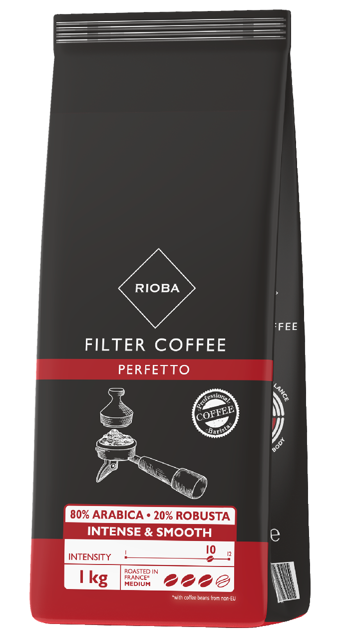 RIOBA Gold 80% Arabica mletá káva 1 kg