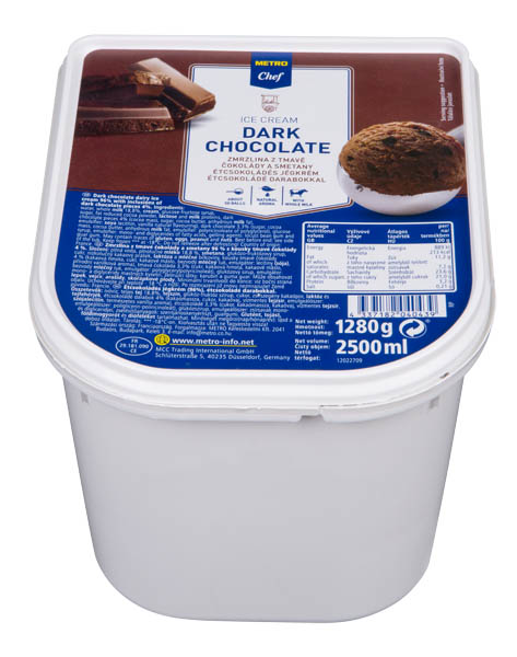 METRO Chef Zmrzlina čokoládová mraž. 2,5 l