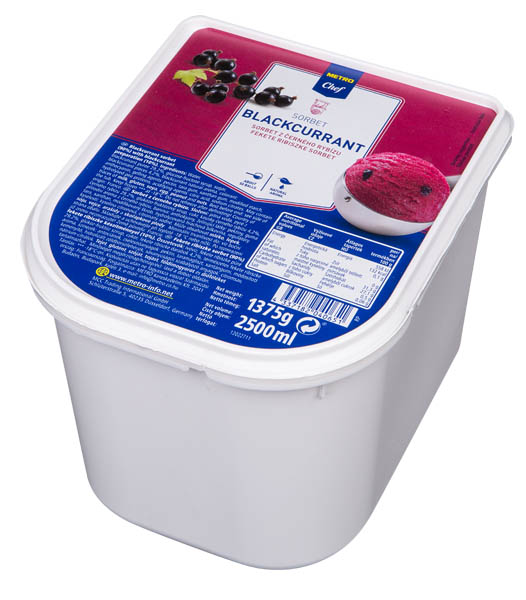 METRO Chef Sorbet černý rybíz mraž. 2,5 l