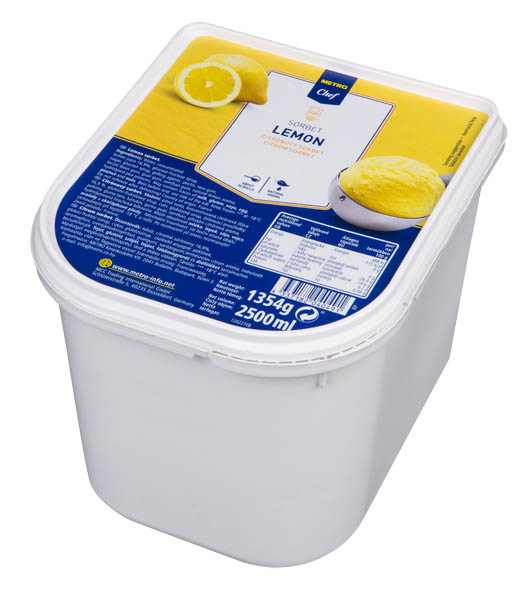 METRO Chef Sorbet citronový mraž. 2,5 l