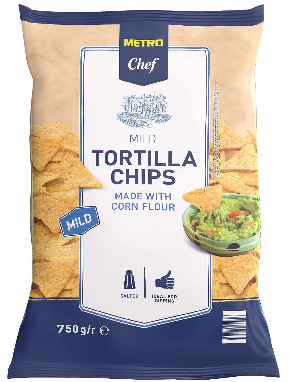 METRO Chef Tortilla Chips Mild 750 g