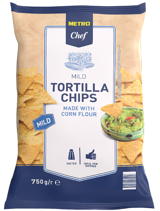 METRO Chef Tortilla Chips Mild 750 g