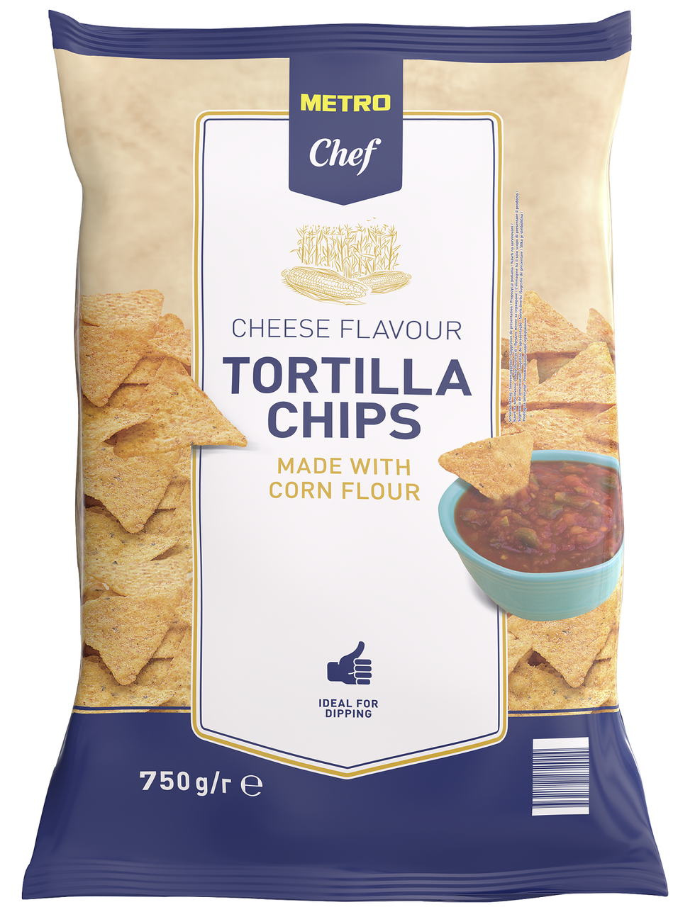 METRO Chef Tortilla chips sýrové 750 g