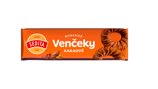 SEDITA Rodinné Věnečky kakaové 18 x 100/120 g
