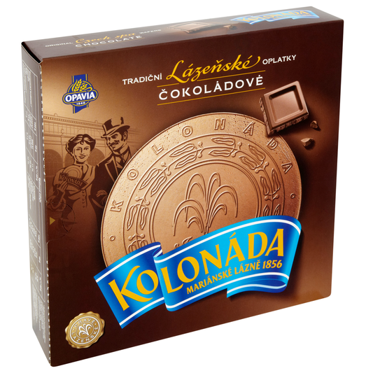 OPAVIA Kolonáda Tradiční lázeňské oplatky čokoláda 200 g