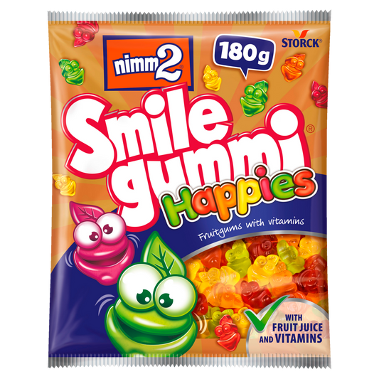 nimm2 Smile Gummi Happies Bonbóny 180 g