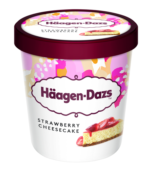 Häagen-Dazs Zmrzlina Strawberry/jahoda Cheesecake mraž. 460 ml