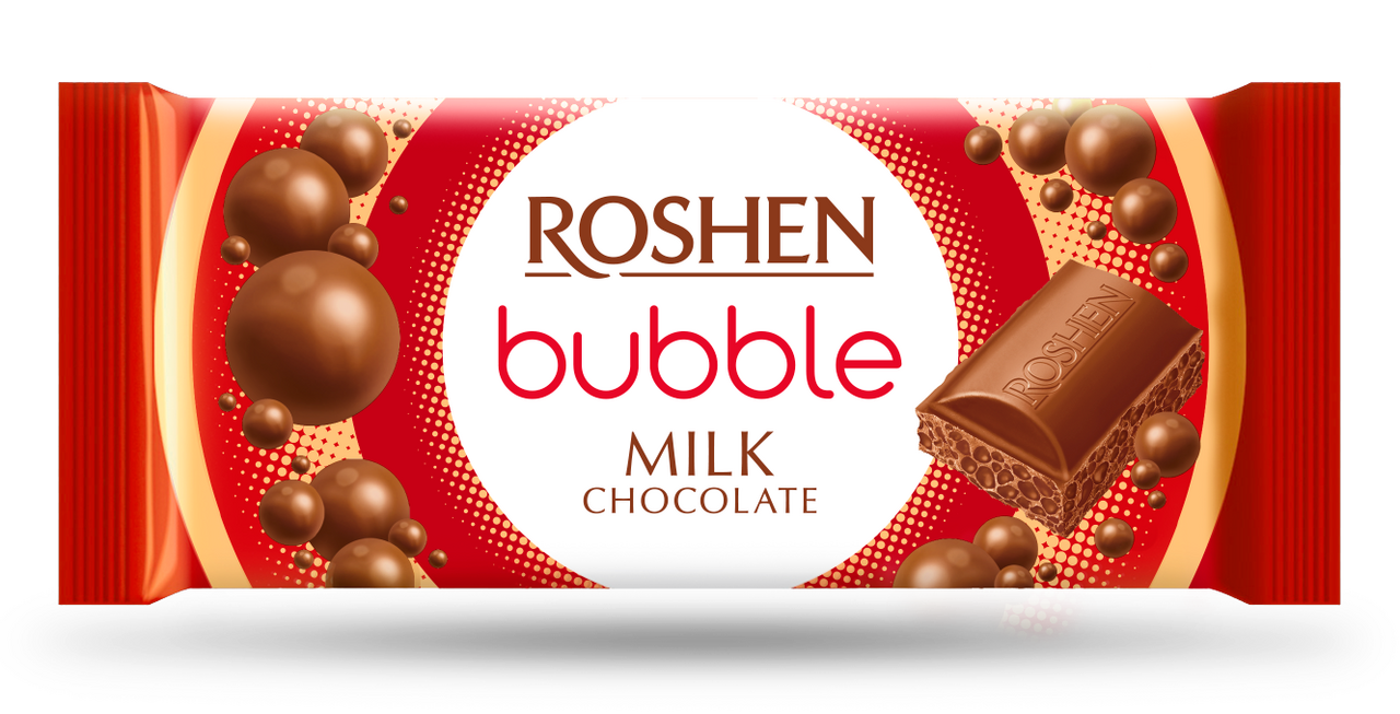 ROSHEN Čokoláda Bubble mléčná 80 g