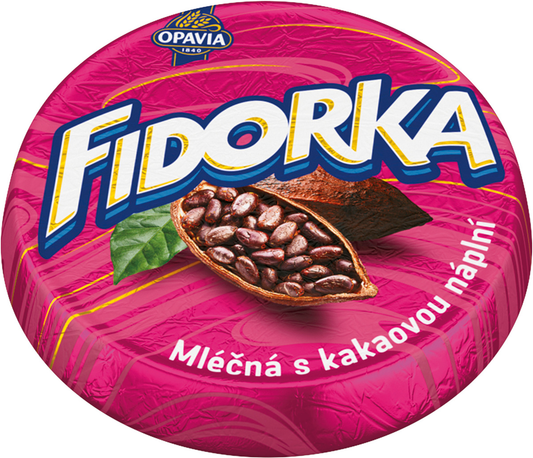 OPAVIA Fidorka mléčná s kakaovou náplní 30 x 30 g