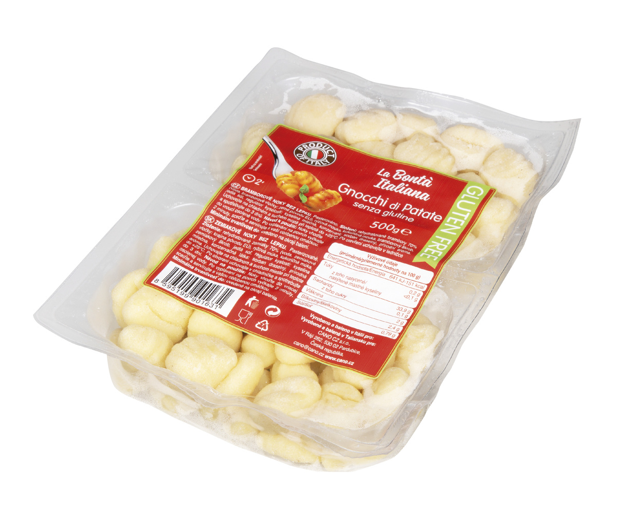 LA BONTI ITALIANA Gnocchi di Patata Bramborové noky bezlepkové 500 g