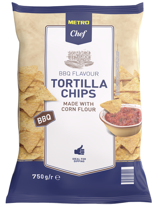 METRO Chef Tortilla chips BBQ 750 g