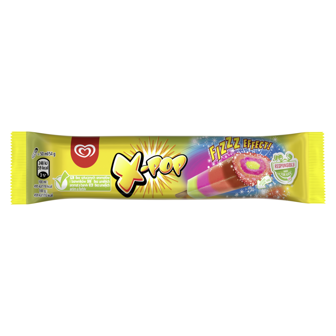 Algida X-Pop mraž. 40 x 50 ml