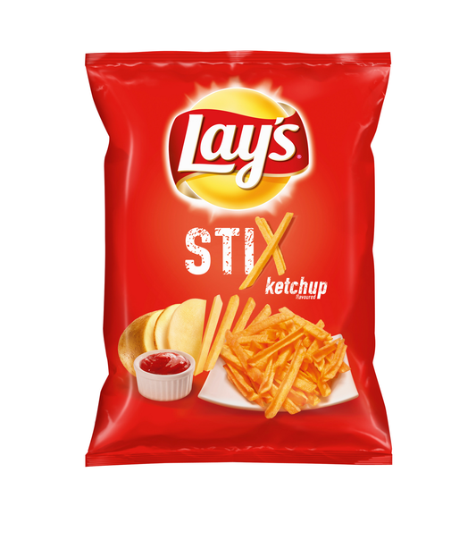 Lay's Stix Ketchup chipsy 26 x 130 g