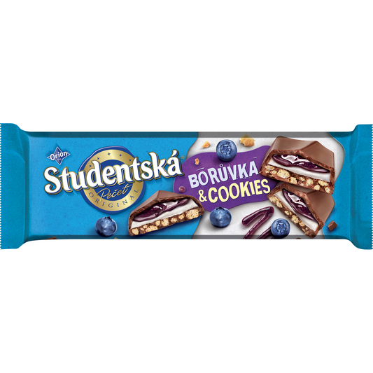 Orion Studentská pečeť Mléčná borůvka 235 g