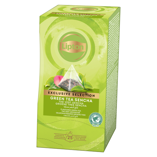 Lipton Exclusive Selection Sencha zelený čaj 25 ks