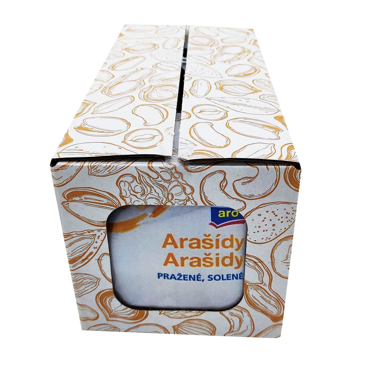 aro Arašídy pražené solené 12 x 80 g
