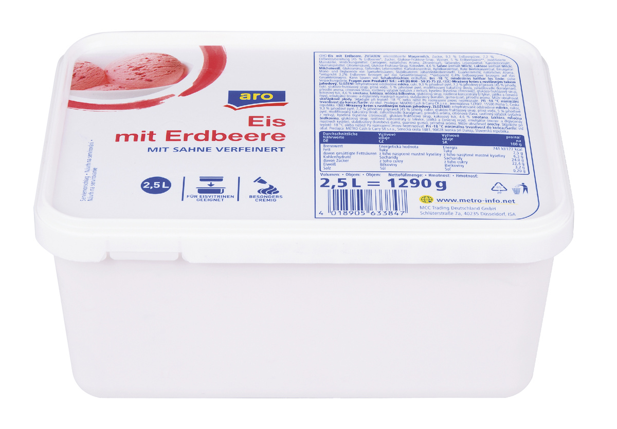 aro Zmrzlina jahodová mraž. 2,5 l