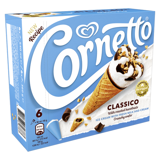 Cornetto Classico Multipack mraž. 6 x 90 ml