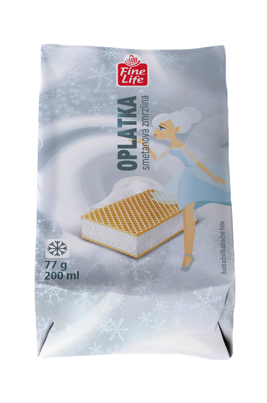 Fine Life Oplatka smetanová zmrzlina mraž. 200 ml