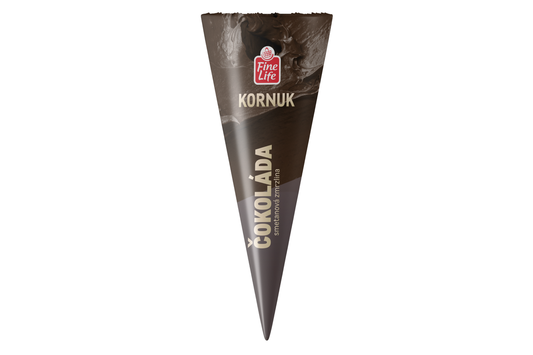 Fine Life Kornuk čokoláda se smetanou mraž. 24 x 120 ml