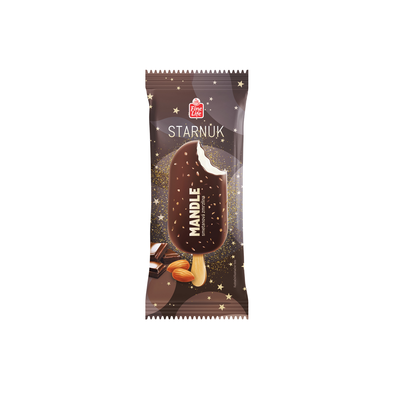 Fine Life Starnuk mandle se smetanou mraž. 24 x 100 ml