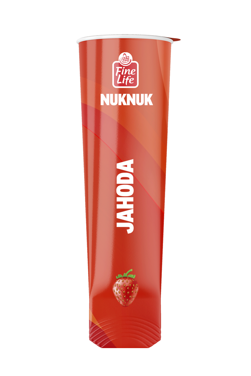 Fine Life Nuknuk jahoda mraž. 24 x 80 ml