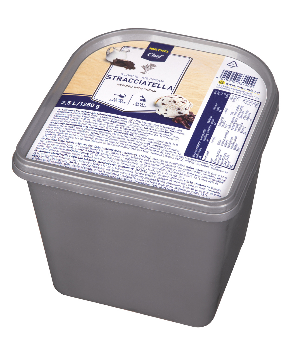 METRO Chef Zmrzlina Stracciatella mraž. 2,5 l