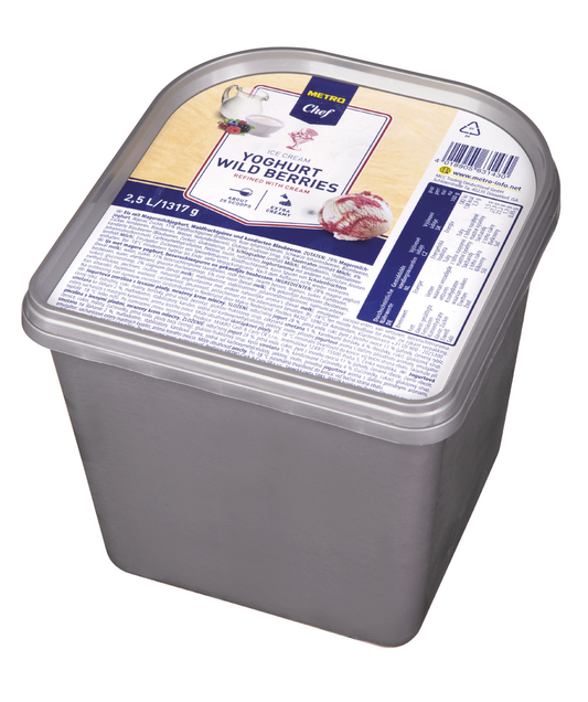 METRO Chef Zmrzlina jogurt lesní směs mraž. 2,5 l