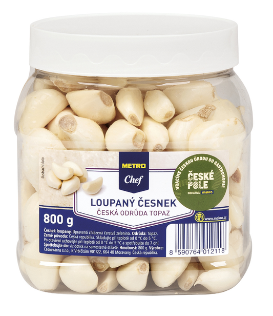 METRO Chef Česnek loupaný České pole 800 g