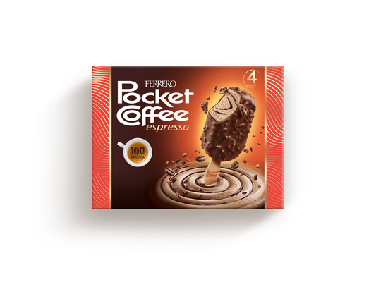 Pocket Coffee zmrzlina mraž. 4 x 50 ml multipack
