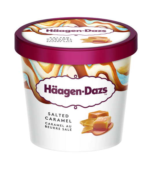 Häagen-Dazs Slaný karamel mraž. 24 x 95 ml