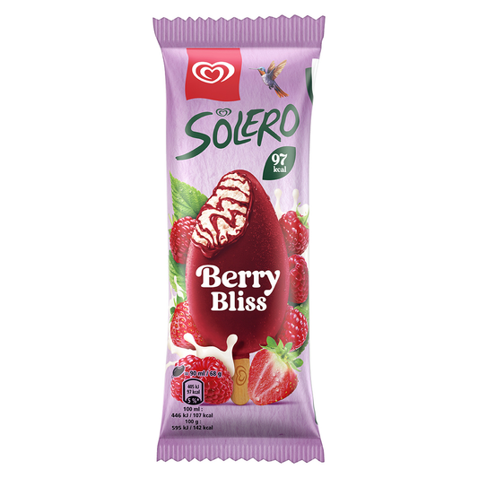 Solero Berry Bliss mraž. 25 x 90 ml