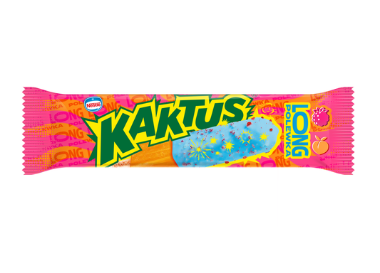 Kaktus Long broskev malina mraž. 50 x 48 ml