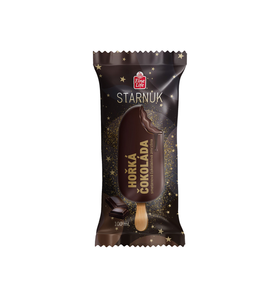 Fine Life Starnuk Hořká čokoláda smetana mraž. 24 x 100 ml