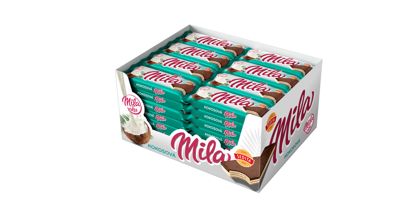Mila řezy kokosové 56 x 50 g