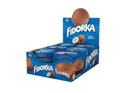 OPAVIA Fidorka mléčná s kokosem 30 x 30 g