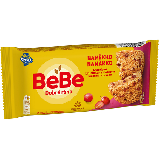 OPAVIA BeBe Dobré ráno NaMěkko brusinka s ovocem 14 x 50 g
